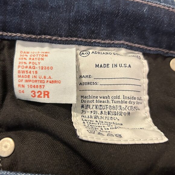 Adriano Goldschmied Dark Wash Jeans - Picture 6 of 6